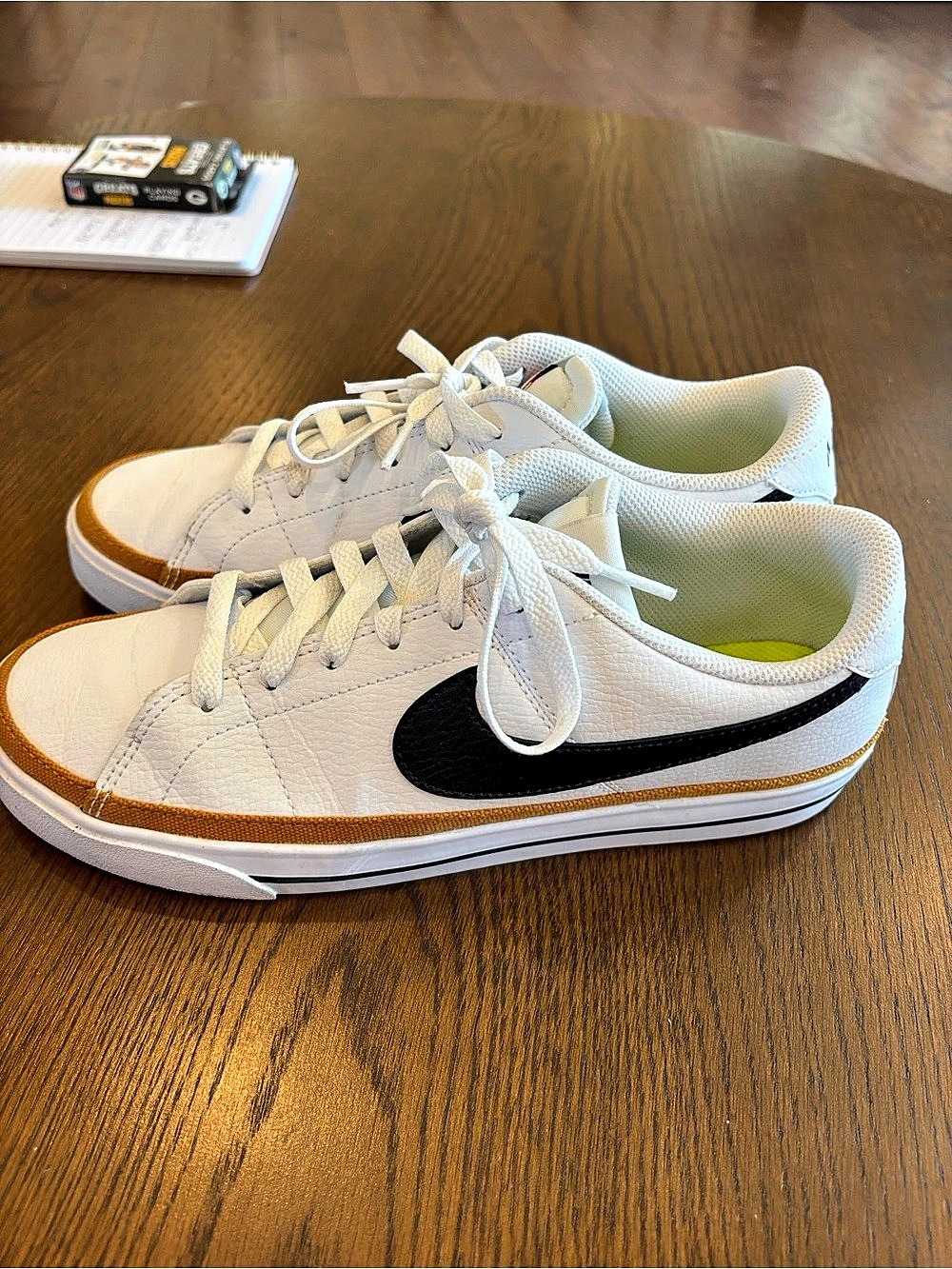 Nike Court Vision Low White & Black Sneakers Like New